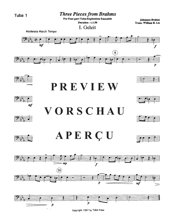 gallery: Three Pieces from Brahms , , (Tuba Quartett EETT)
