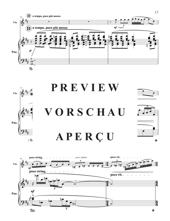 Product gallery: Page 20 of 21 Triptych for Violin and Piano , , (violin and piano)