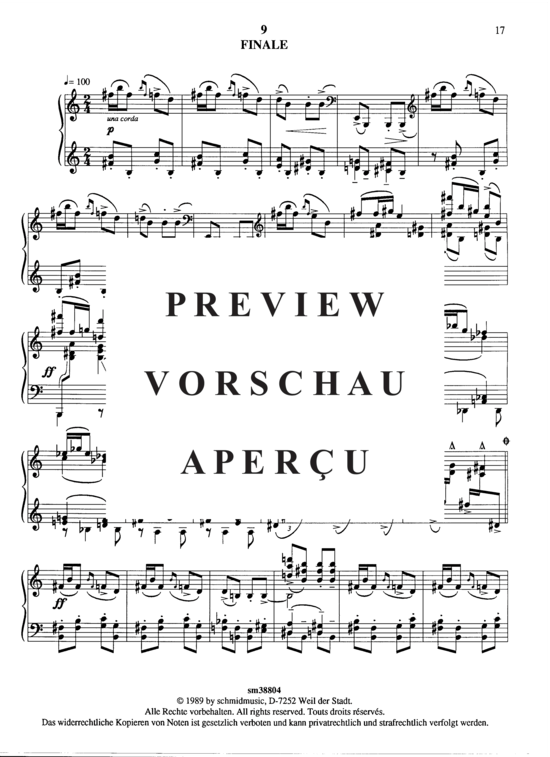 Product gallery: Page 20 of 21 Neun Nostalgien , , Piano Solo