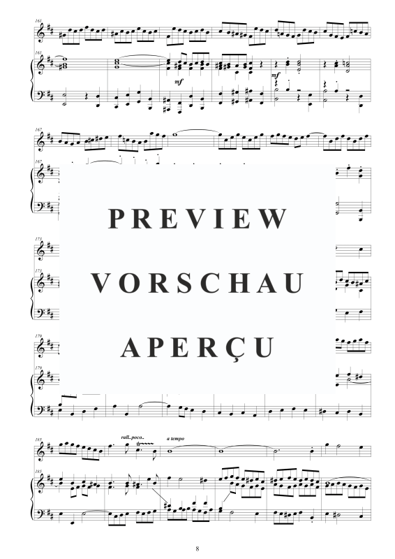 Produktgalerie: Seite 9 von 11 Orchester Suite Nr. 2 in H-Moll BWV 1067, , Querflöte und Klavier - Piano Version