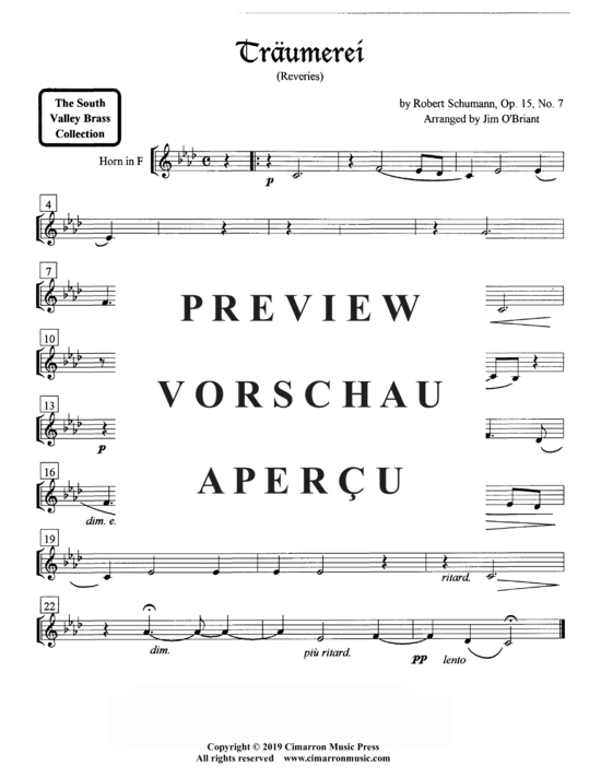 Produktgalerie: Seite 10 von 13 Traumerei , , (Blechbläser Quintett)