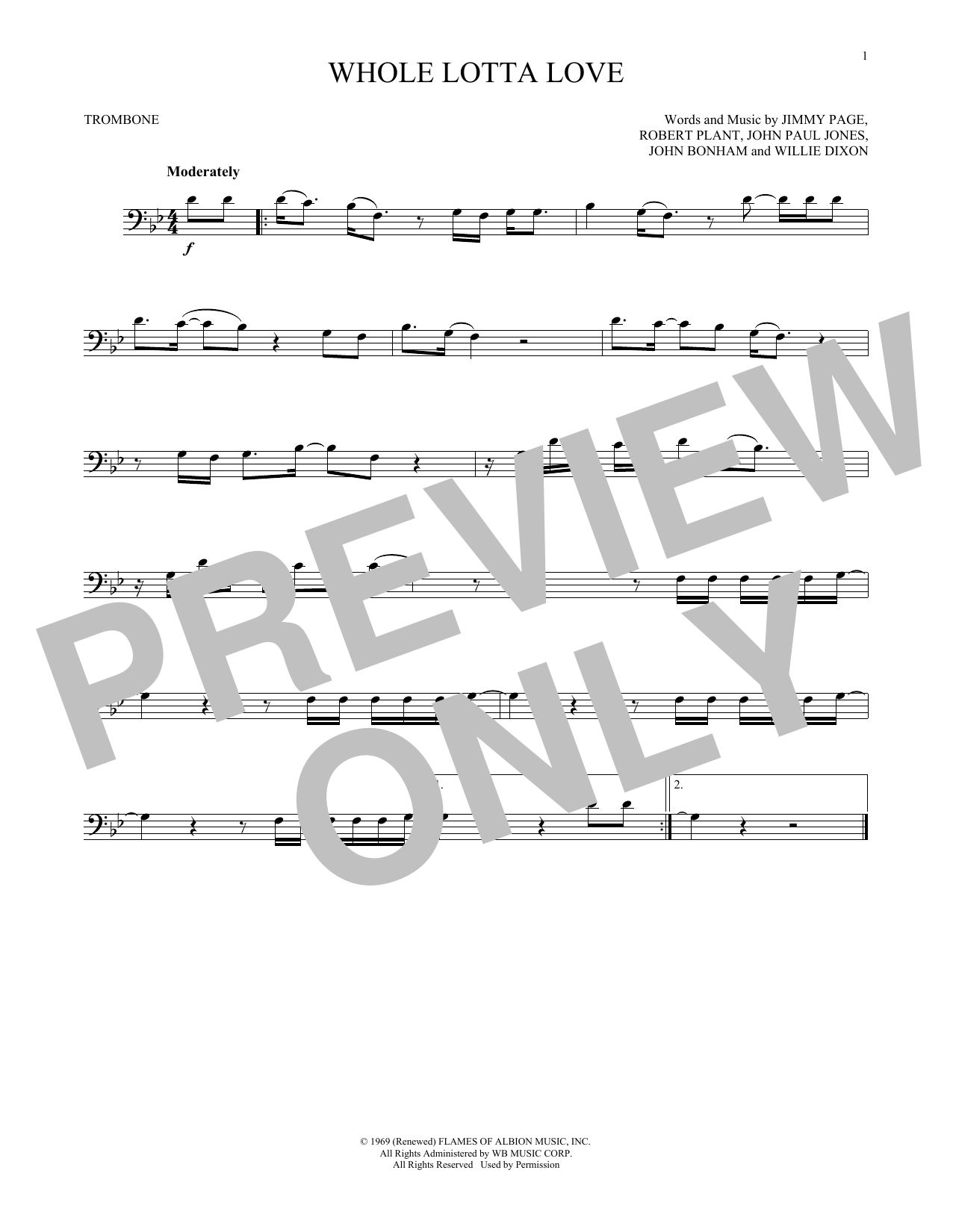 Product gallery: Page 1 of 1 Whole Lotta Love, Led Zeppelin