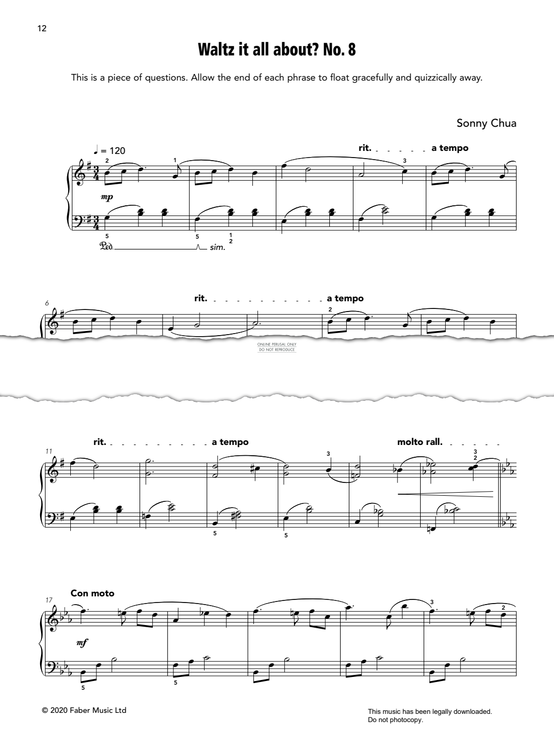 Produktgalerie: Seite 1 von 1 Waltz It All About? No.8, Sonny Chua, Klavier