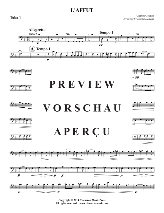 Product gallery: Page 14 of 17 L'Affut , , (2x Baritone, 2x Tuba)