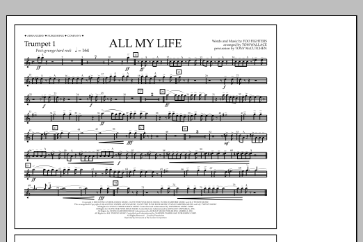 Produktbild zu:  All My Life - Trumpet 1 - Tom Wallace