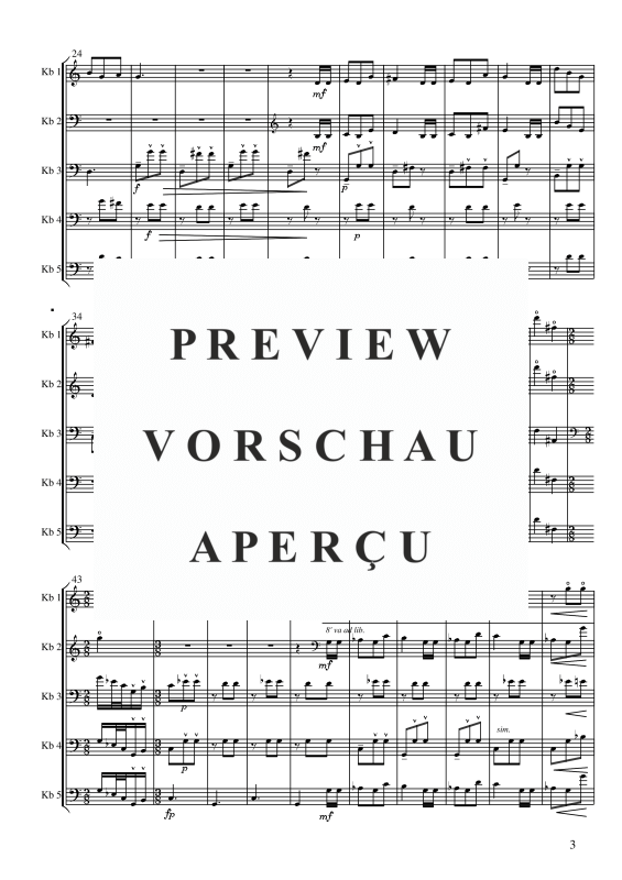 gallery: Geburtstags-Ständchen, , Double Bass Quintet