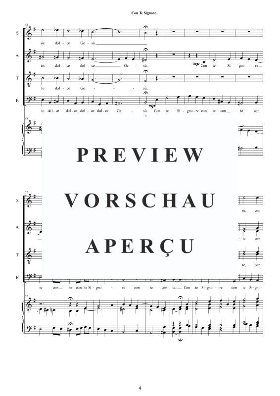 Produktgalerie: Seite 5 von 10 Con Te Signore, , Gemischter Chor und Orgel
