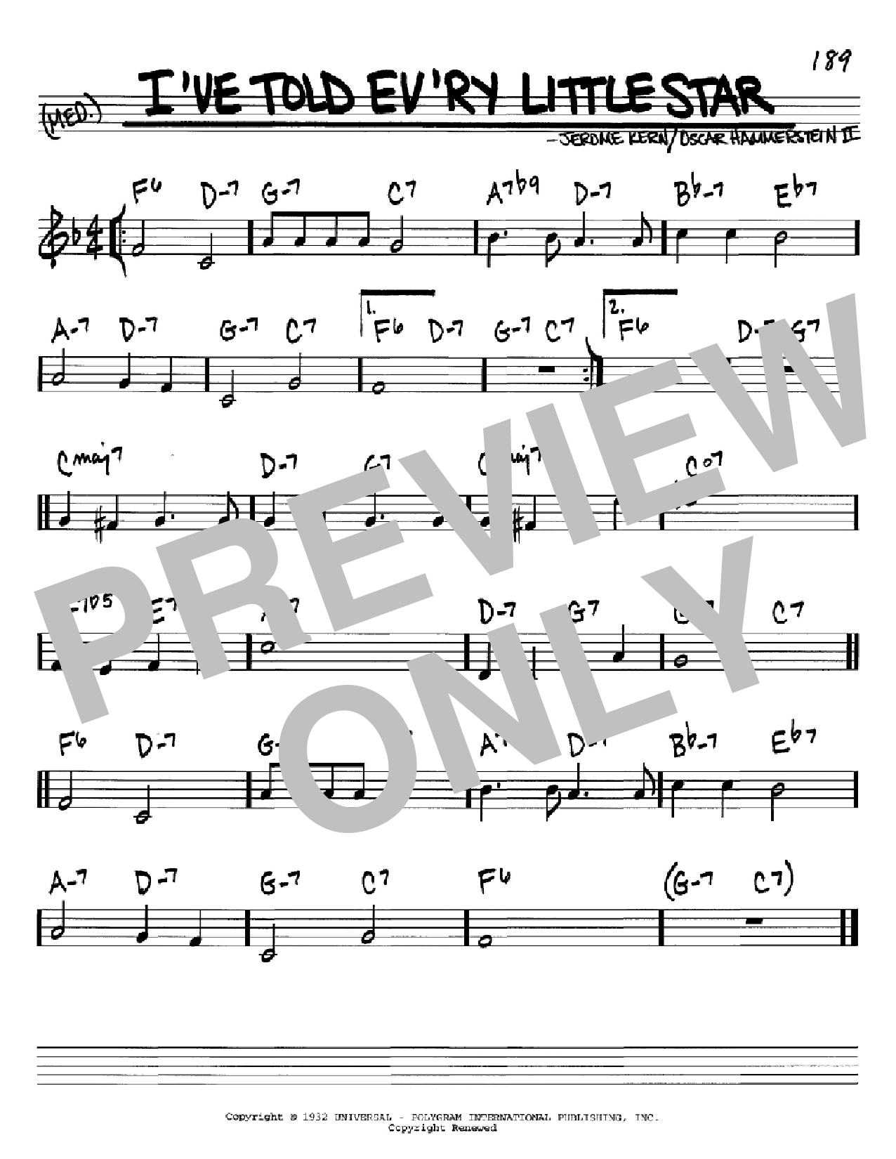 Produktbild zu: I've Told Ev'ry Little Star