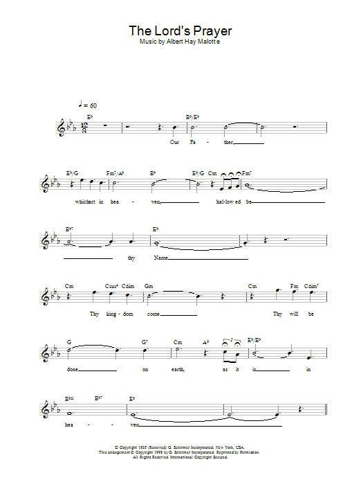 Product gallery: Page 1 of 1 The Lord's Prayer, Charlotte Church