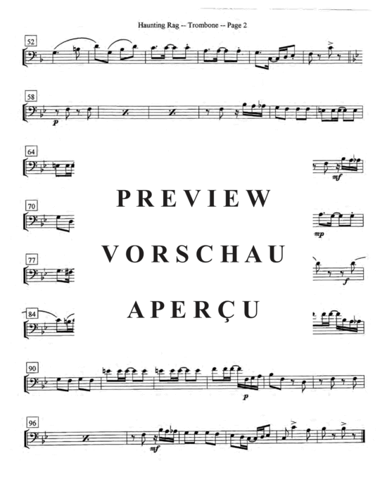 Produktgalerie: Seite 20 von 21 Haunting Rag , , (Blechbläser Quintett)