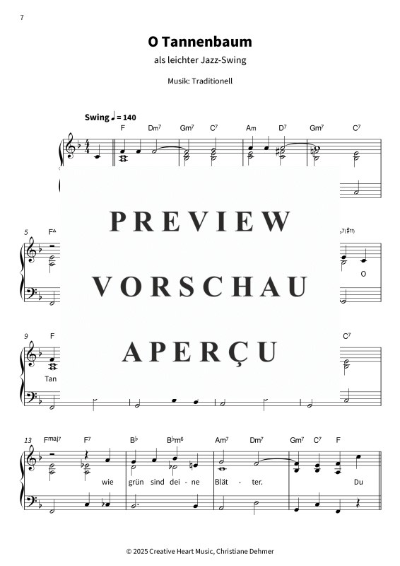 gallery: Freue Dich - Deutsche Weihnachtslieder überraschend anders - für Klavier erleichterte Version, , Klavier Solo