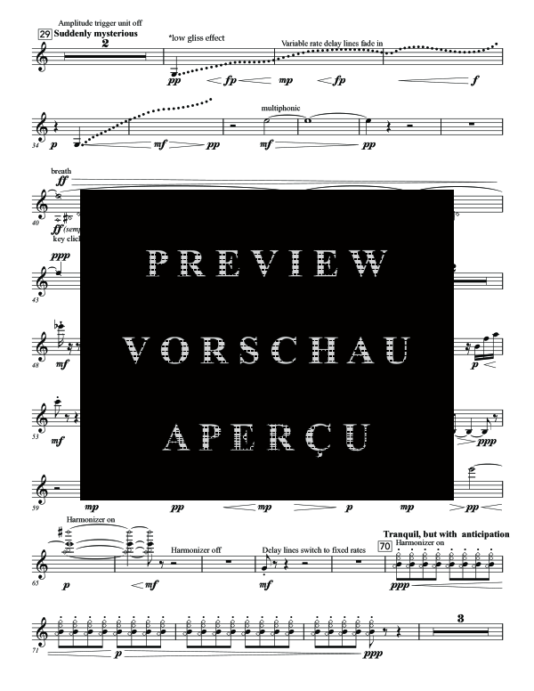 Product gallery: Page 9 of 11 Shovelhead, , (Baritone saxophone solo and electronics)