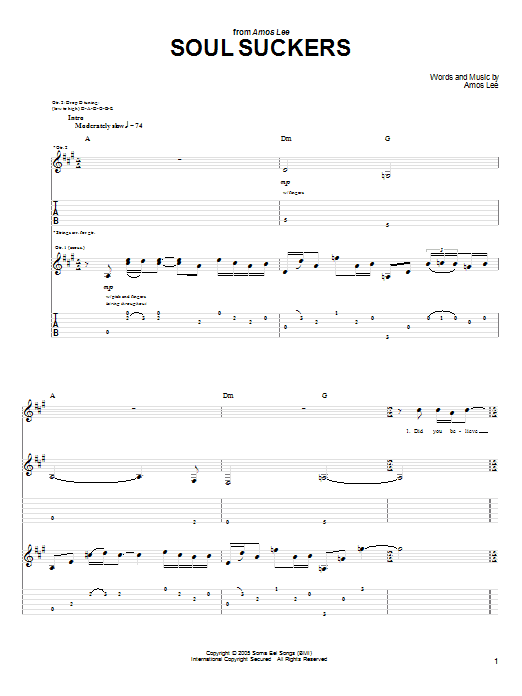 Product gallery: Page 1 of 1 Soul Suckers, Amos Lee