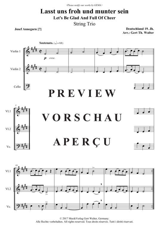 Produktbild zu: Lasst uns froh und munter sein Traditional