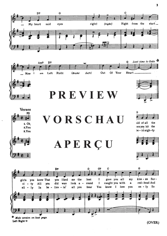 Produktgalerie: Seite 4 von 8 Left Right Of Your Heart (Hi-Lee Hi-Lo Hi-Lup-Up-Up) , Page, Patti  , (Klavier und Gesang)