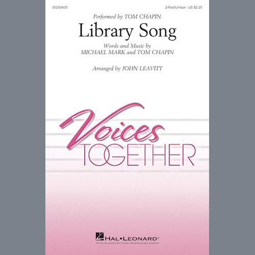 cover: Library Song, John Leavitt