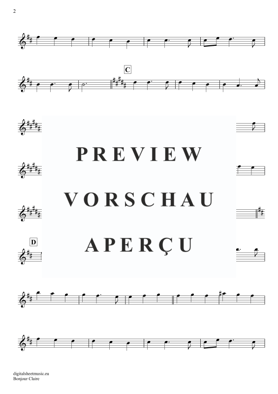 Product gallery: Page 3 of 4 Bonjour Claire, Traditional, Alto Saxophone