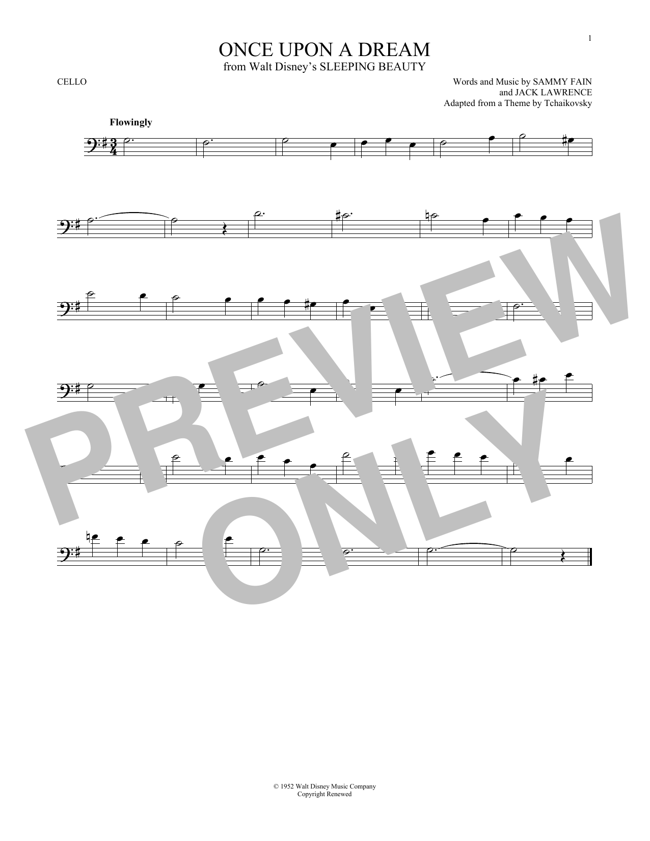 Product gallery: Page 1 of 1 Once Upon A Dream, Sammy Fain