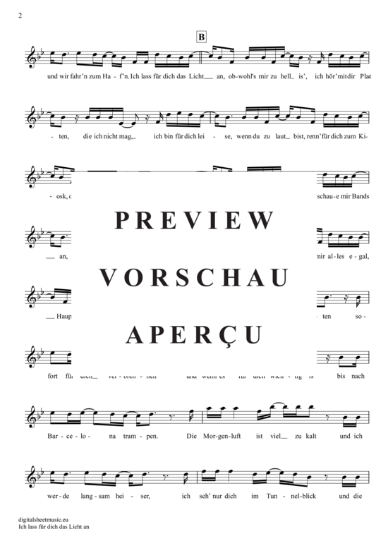 gallery: Ich Lass Für Dich Das Licht An , Revolverheld, (Querflöte)