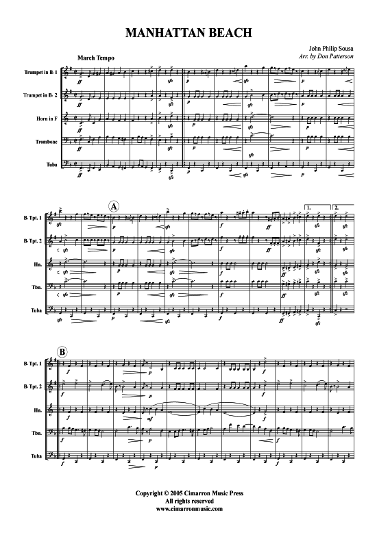 Produktbild zu: Manhattan Beach John Philip Sousa