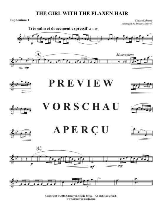 Product gallery: Page 6 of 10 The Girl With The Flaxen Hair , , (Tuba quartet EEETT)