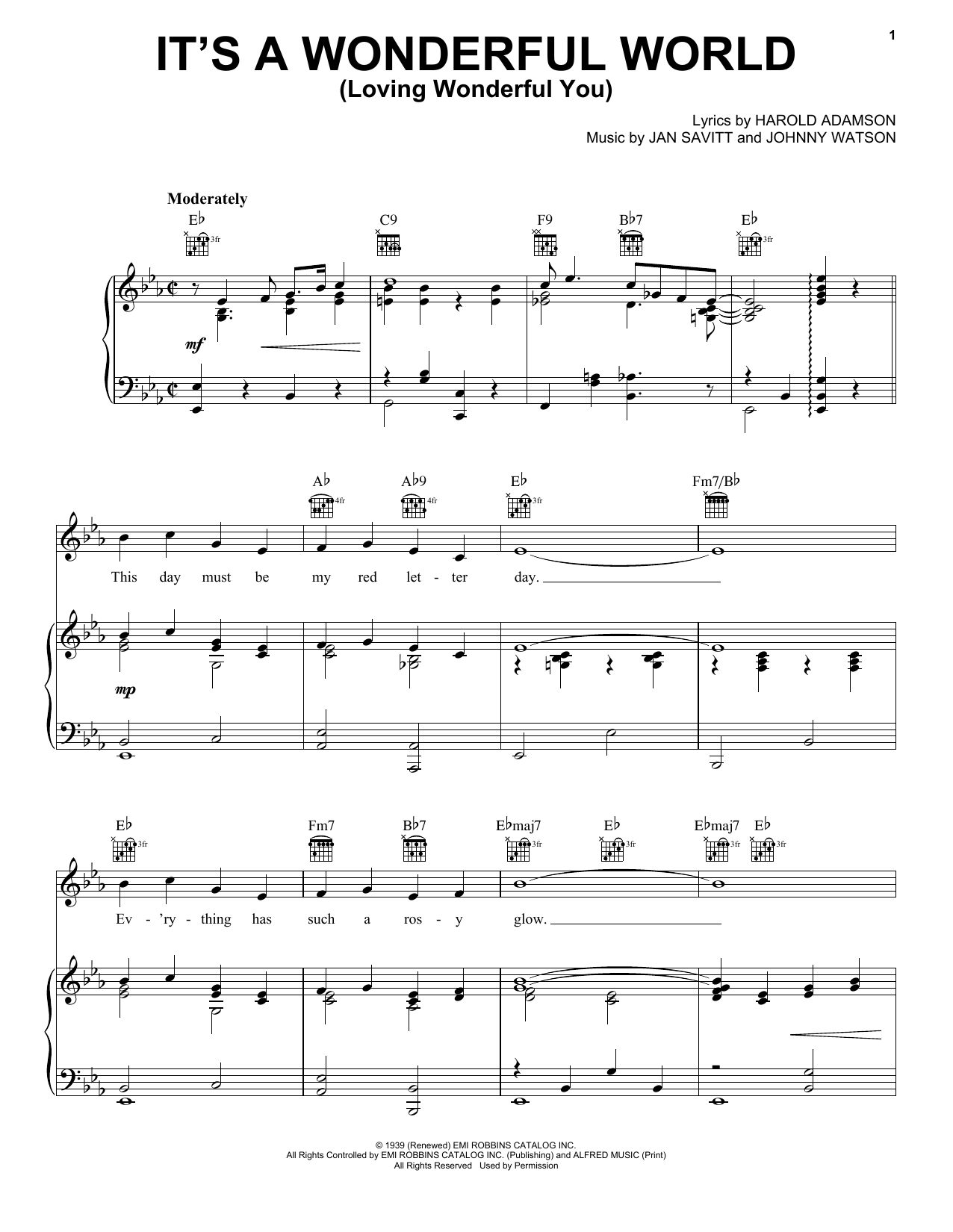 Produktbild zu: It's A Wonderful World (Loving Wonderful You)