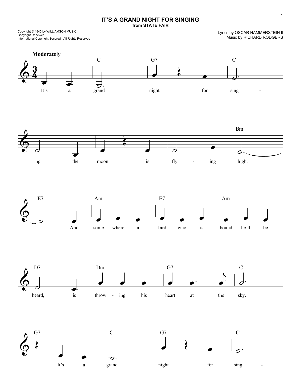 Product picture to: It's A Grand Night For Singing
