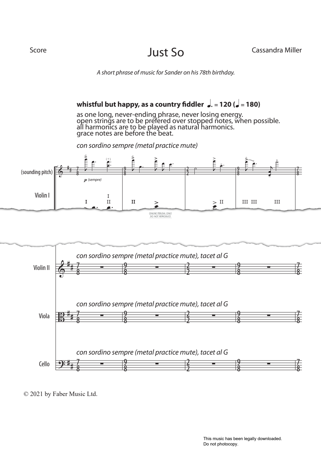 Produktgalerie: Seite 1 von 1 Just So, Cassandra Miller, Quartett