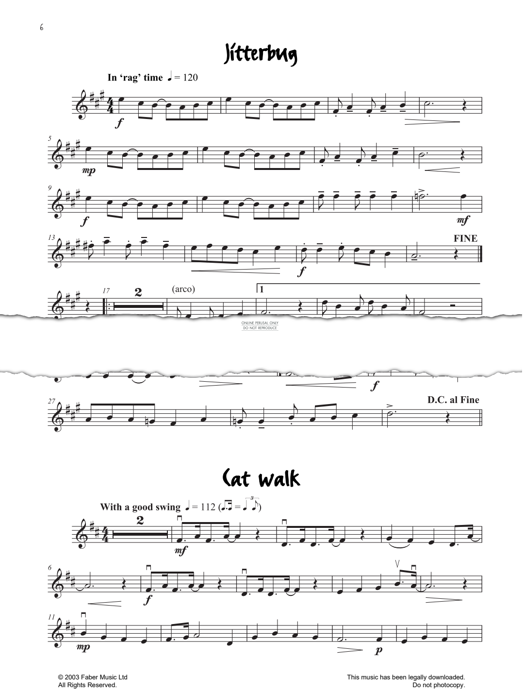 Product gallery: Page 1 of 1 Cat Walk (from 'Really Easy Jazzin' About'), Pam Wedgwood