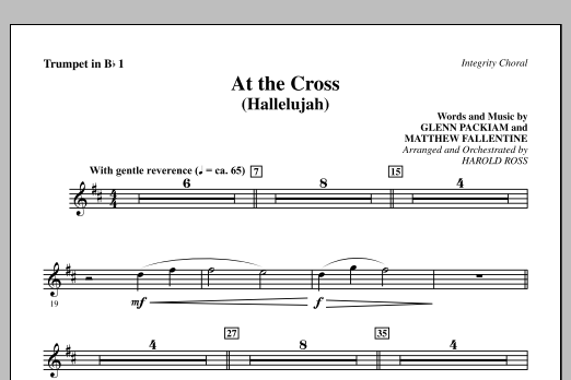 Produktgalerie: Seite 1 von 1 At The Cross (Hallelujah) - Trumpet 1, Harold Ross, Chor