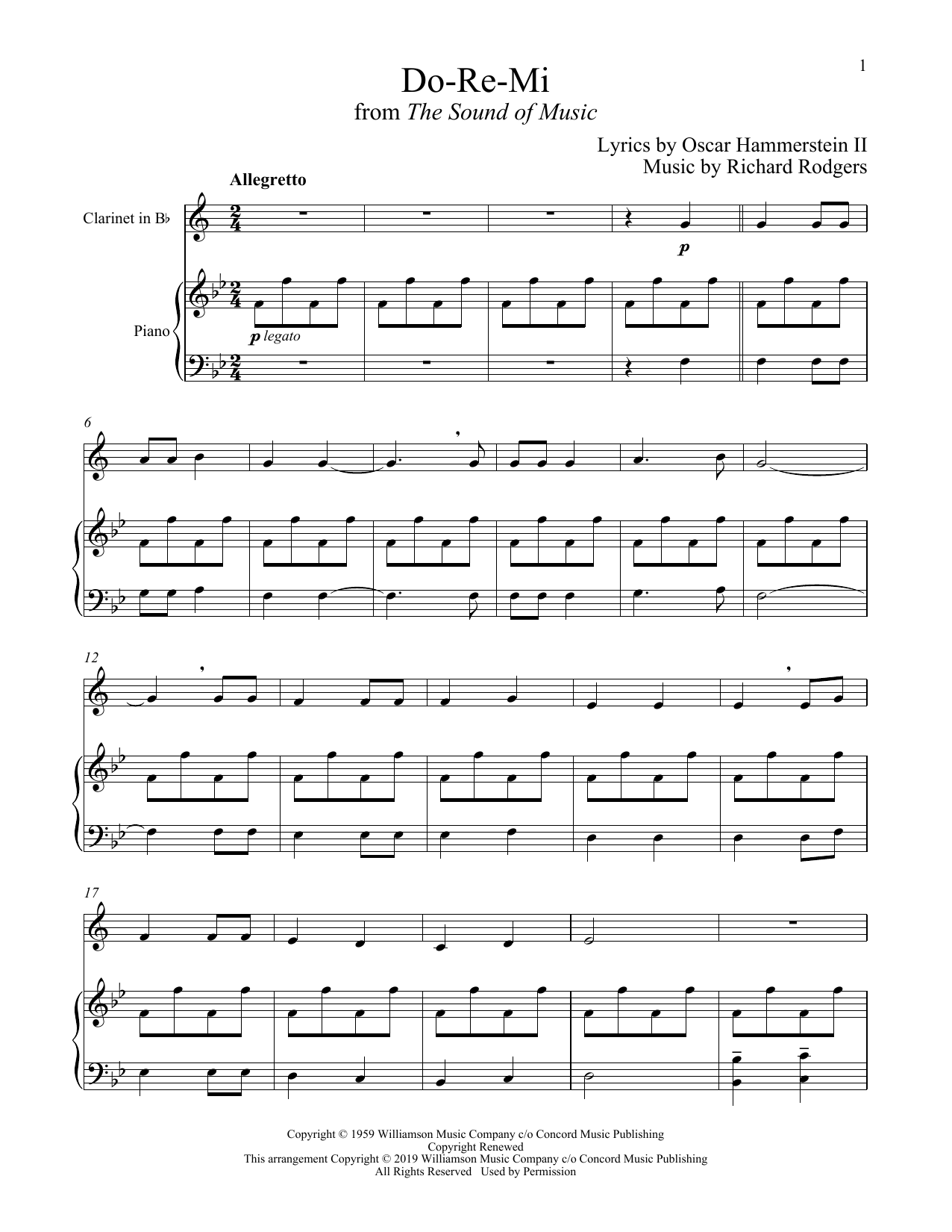 Product picture to: Do-Re-Mi (from The Sound of Music)
