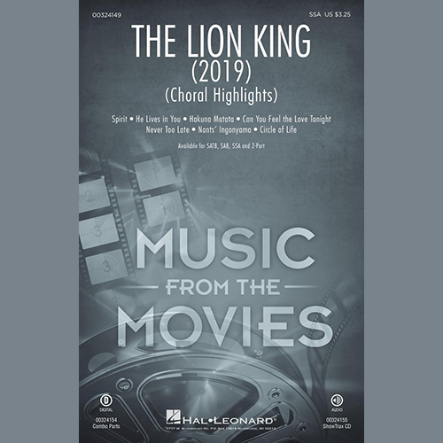 Produktbild zu: The Lion King (2019) (Choral Highlights)