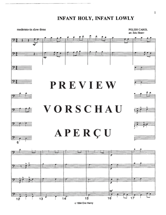 Product gallery: Page 3 of 10 Infant Holy, Infant Lowly , , (Tuba Quartett EETT)