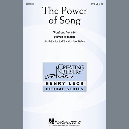 cover: The Power Of Song, Steve Rickards, Chor