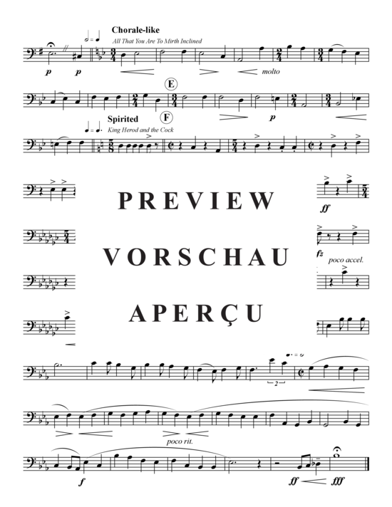 Product gallery: Page 10 of 16 An English Folk Christmas , , (Tuba Quartet: 2x Baritone, 2xTuba)