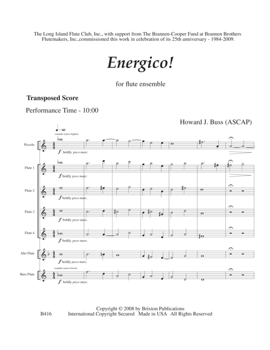 Product picture to: Energico! Howard J. Buss 