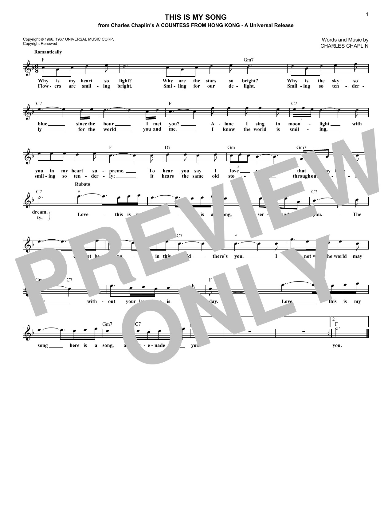 Product picture to: This Is My Song