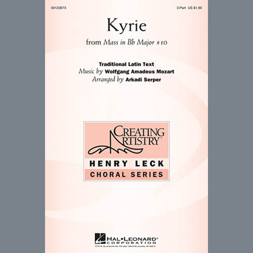 cover: Kyrie (From The Mass In B-Flat Major #10), Arkadi Serper