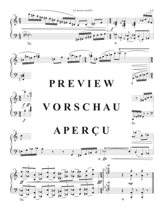 gallery: La Sonata modello , , Klavier Solo