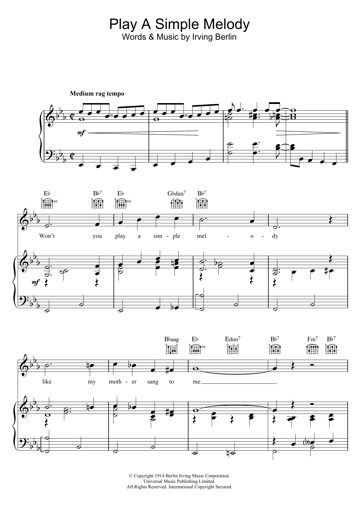 Produktgalerie: Seite 1 von 1 Play A Simple Melody, Jo Stafford, Gesang, Klavier