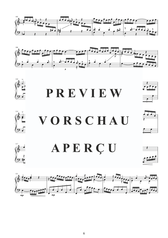 Product gallery: Page 7 of 11 Fantasia and Fugue in A minor BWV 944, , Solo Piano