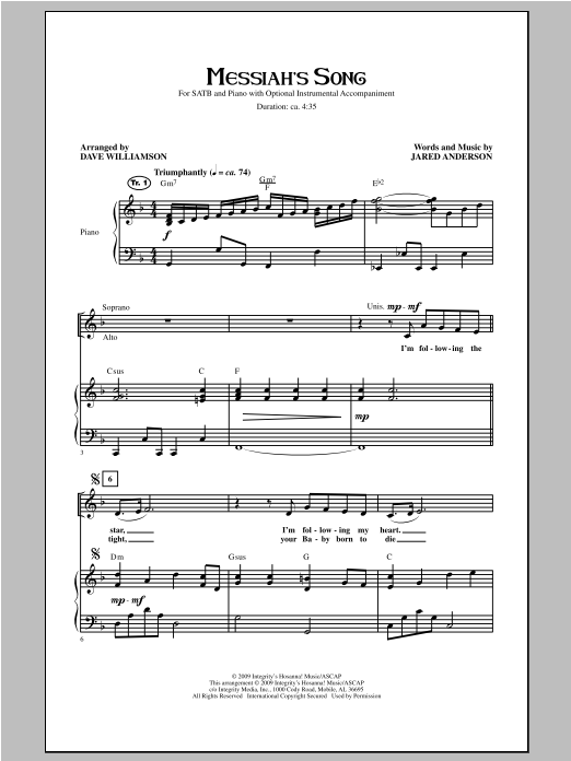 Product picture to: Messiah's Song