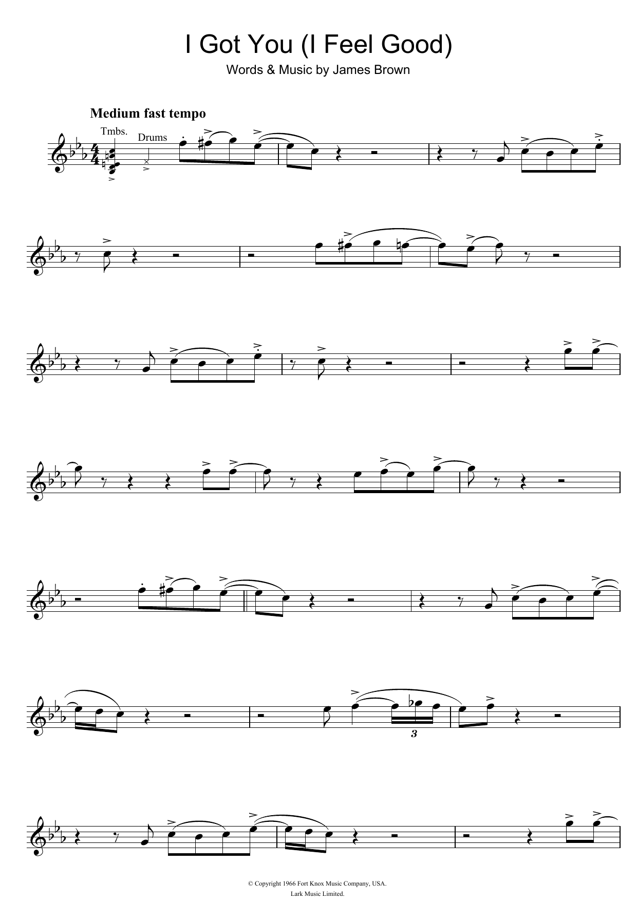 Product gallery: Page 1 of 1 I Got You (I Feel Good), James Brown