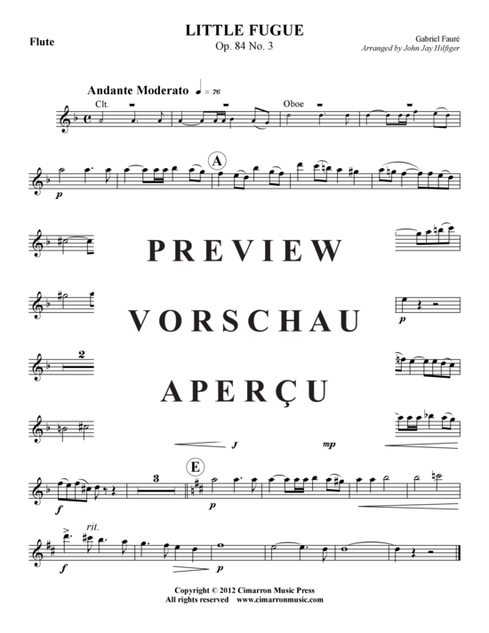 Product gallery: Page 4 of 7 Kleine Fuge op. 84 Nr. 3 , , (flute, oboe, clarinet, bassoon)