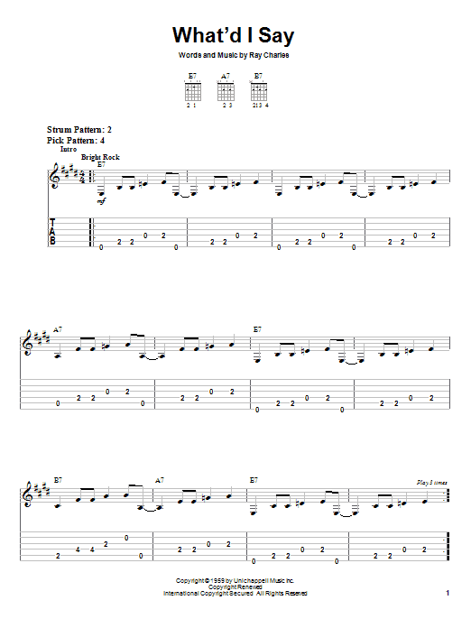 Product gallery: Page 1 of 1 What'd I Say, Ray Charles