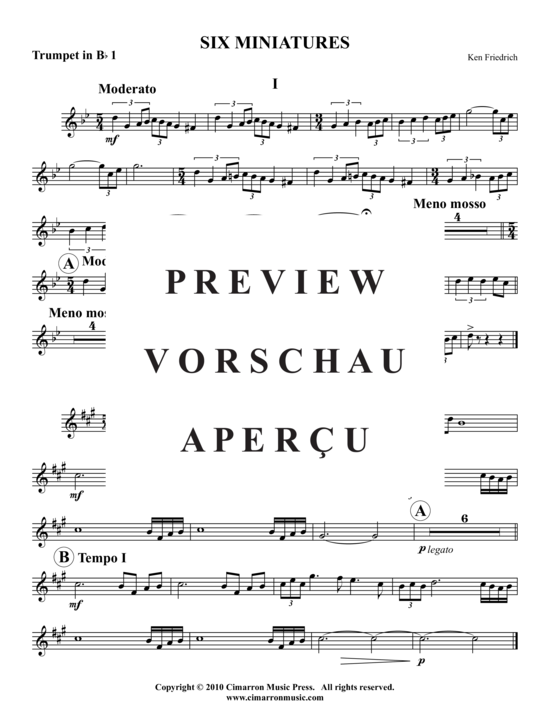 Produktgalerie: Seite 21 von 21 Six Miniatures , , (Blechbläserquintett)