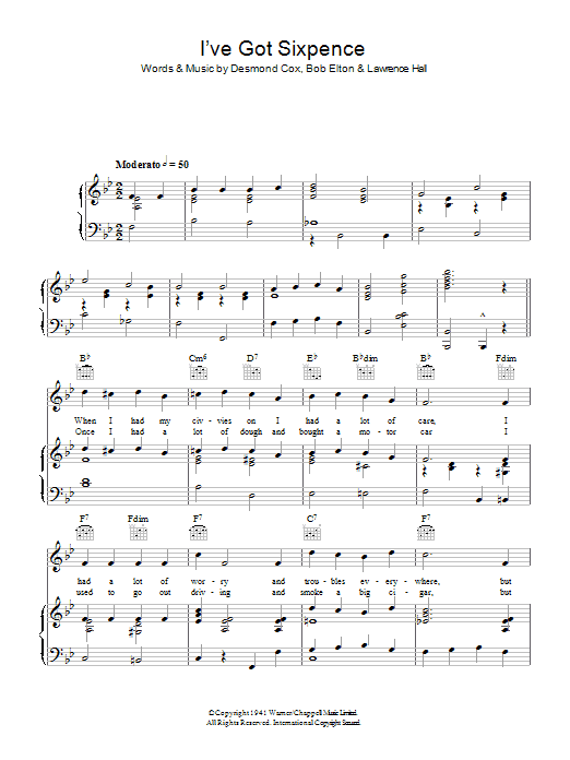 Product gallery: Page 1 of 1 I've Got Sixpence, Desmond Cox