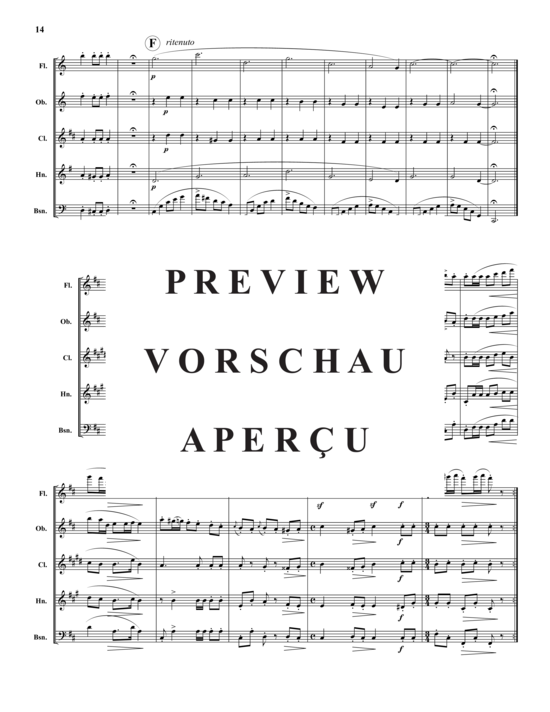 Produktgalerie: Seite 15 von 21 Papillons Op. 2 – 12 Sätze , , (Holzbläser-Quintett)