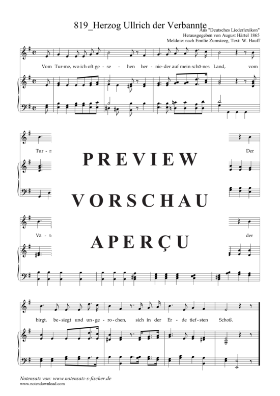 Product gallery: Page 2 of 3 Herzog Ullrich der Verbannte , , Piano and Voice