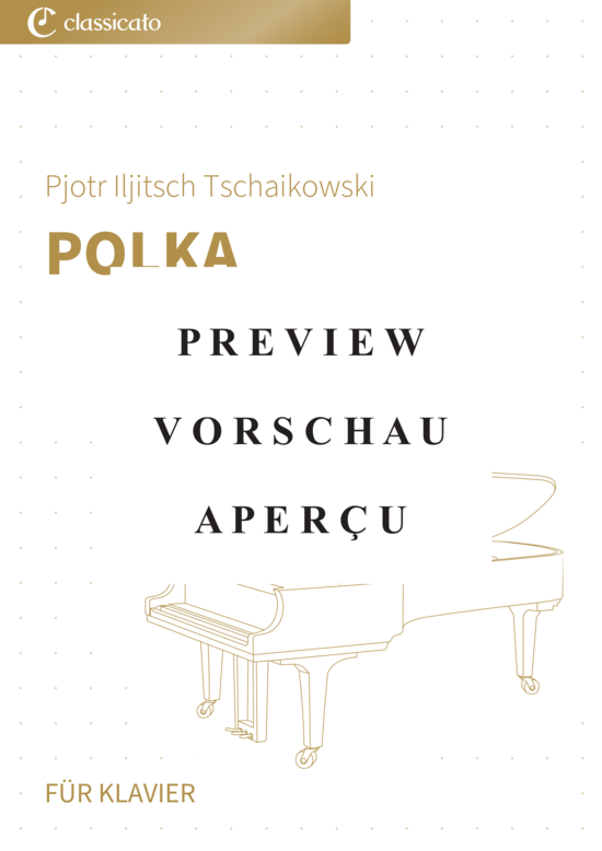 Produktgalerie: Seite 2 von 5 Polka - Nr. 14 aus Kinderalbum op. 39 , , Klavier Solo
